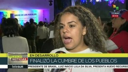 Concluye Cumbre de los Pueblos