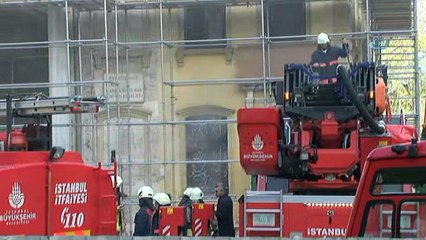 Teşvikiye Camii’nde yangın paniği