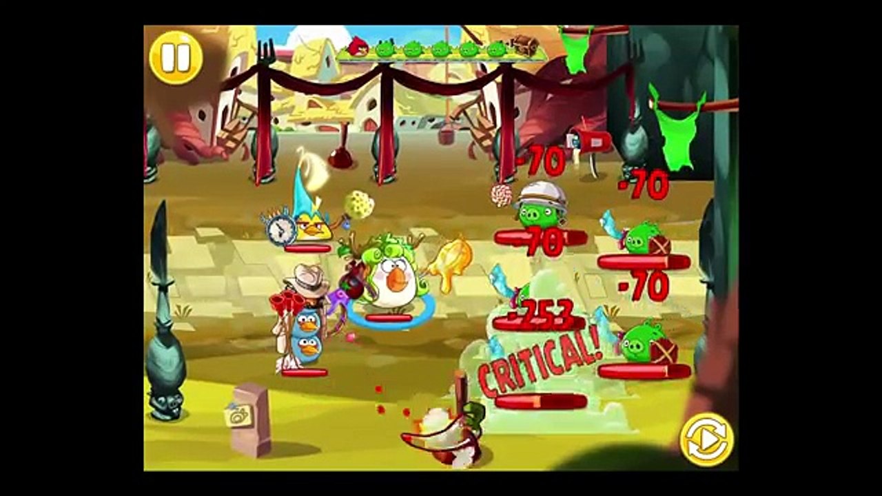Angry Birds Epic - King Pigs Castle Walkthrough