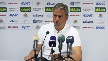 Antalyaspor-Atiker Konyaspor maçının ardından - Hamzaoğlu ve Yalçın - ANTALYA