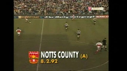 Notts County - Arsenal 08-02-1992 Division One
