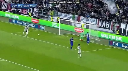 Amazing Goal Mandzukic (1-0) Juventus FC vs Sampdoria