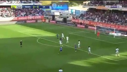 Résumé Troyes 2-2 Marseille but Konstantinos Mitroglou 2-2