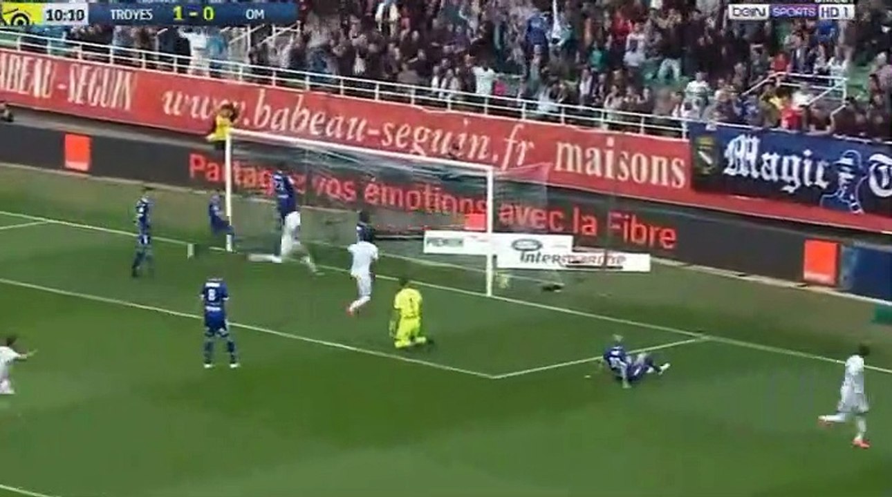 Troyes (ESTAC)  2-3 Marseille (OM) résumé et buts