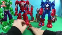 Playskool Heroes Marvel Super Hero Adventures Mech Armor Captain America Iron Man Hulk Spider Man