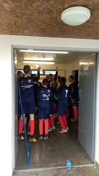 Cri de guerre U15 1 et 2 suite à leur victoire