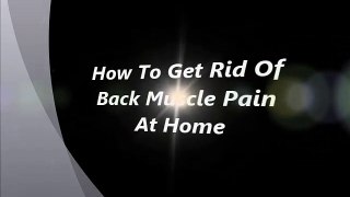 back pain solutions/back pain treatment at home/ back muscles pain/ 2017/2018