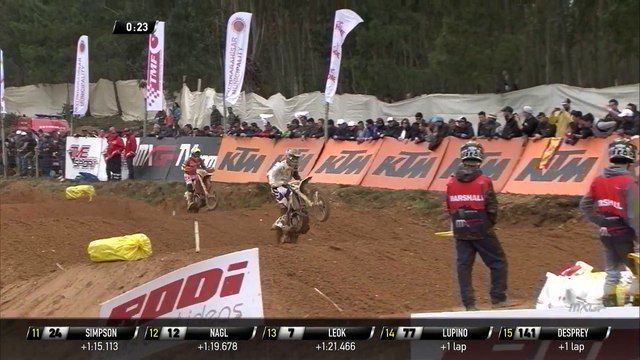 Antonio Cairoli passed Tim Gajser - MXGP of Portugal Race 1 2018