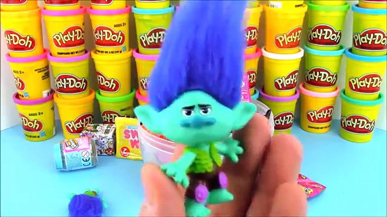 Dreamworks Trolls Movie Branch Giant Playdoh Surprise Egg 