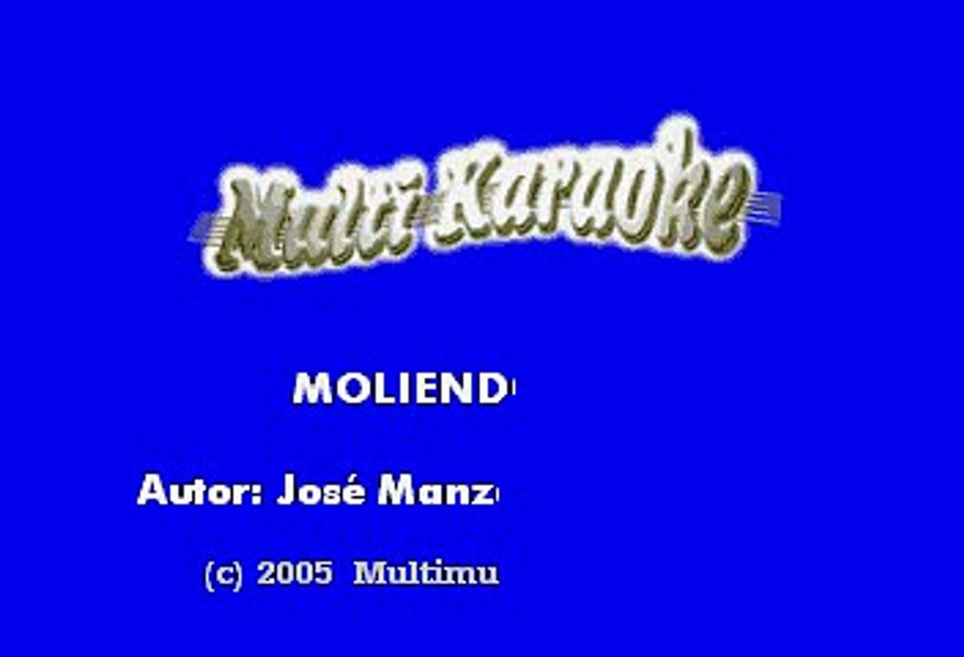 JAVIER SOLIS - MOLIENDO CAFE (KARAOKE)