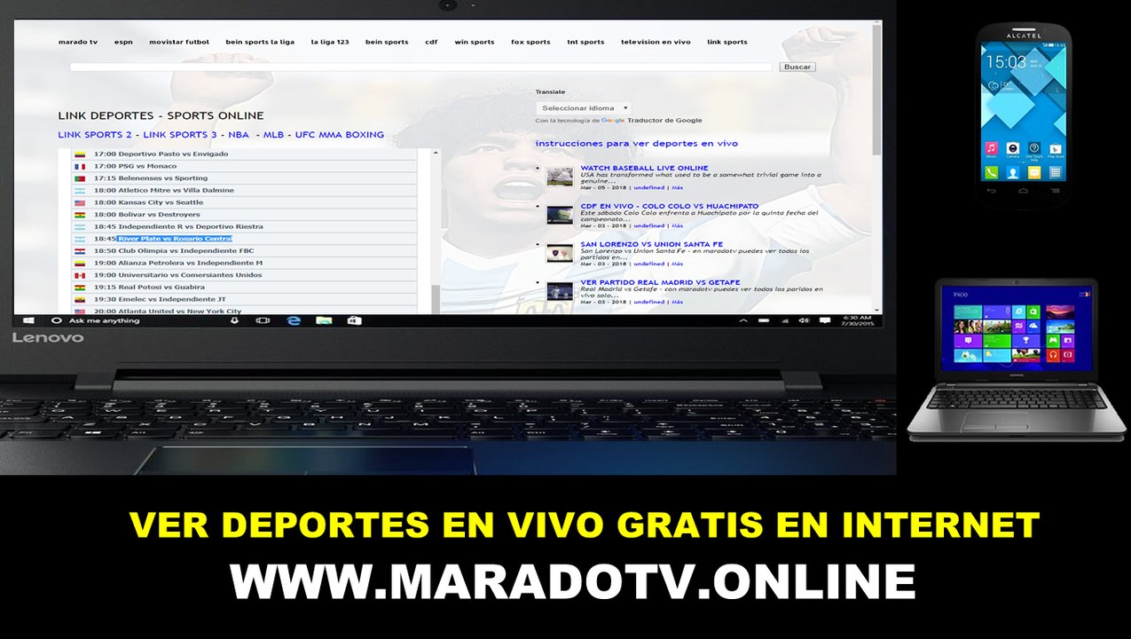 VER FUTBOL EN VIVO Y EN DIRECTO GRATIS E EL COMPUTADOR