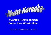 Jose Alfredo Jimenez - Cuando Nadie Te Quiera (Karaoke)