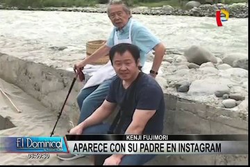 Kenji Fujimori aparece con su padre en  twitter