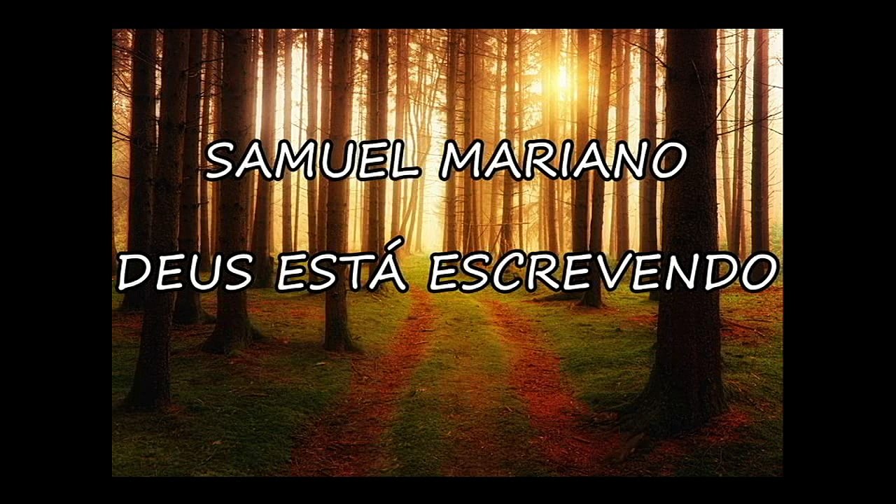 Samuel Mariano - Deus Está Escrevendo (Playback com Legenda)