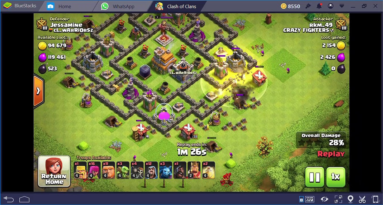 how to get 3 star in coc || new video