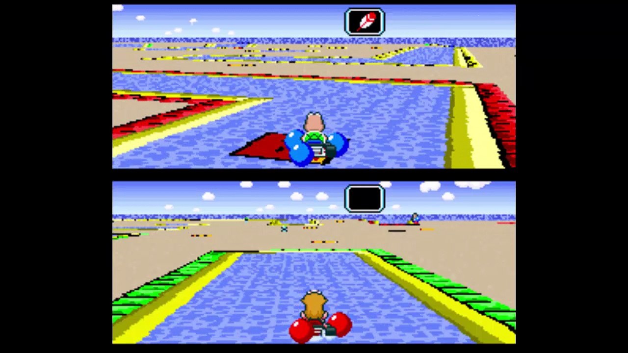 Super Mario kart battle mode