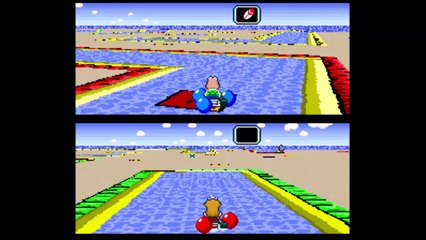 Super Mario kart battle mode
