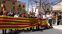 Resistentes españoles claman en Calafell contra el «abuso independentista» en Cataluña