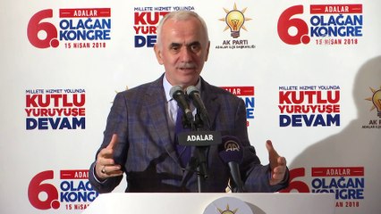 AK Parti Adalar 6. Olağan Kongresi - AK Parti Genel Başkan Yardımcısı Kaya  - İSTANBUL