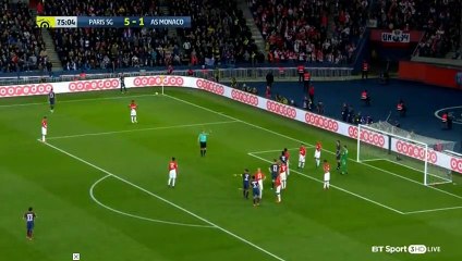 Falcao (Own goal) HD - Paris SG 6-1 Monaco 15.04.2018