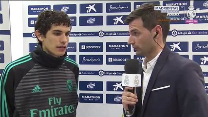 Vallejo: "Soy un privilegiado de jugar junto a Ramos, Varane y Nacho"
