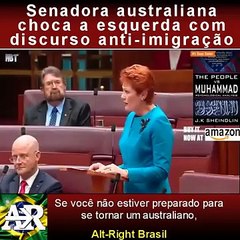 Corajosa senadora australiana fala a verdade do que realmente é o Islão