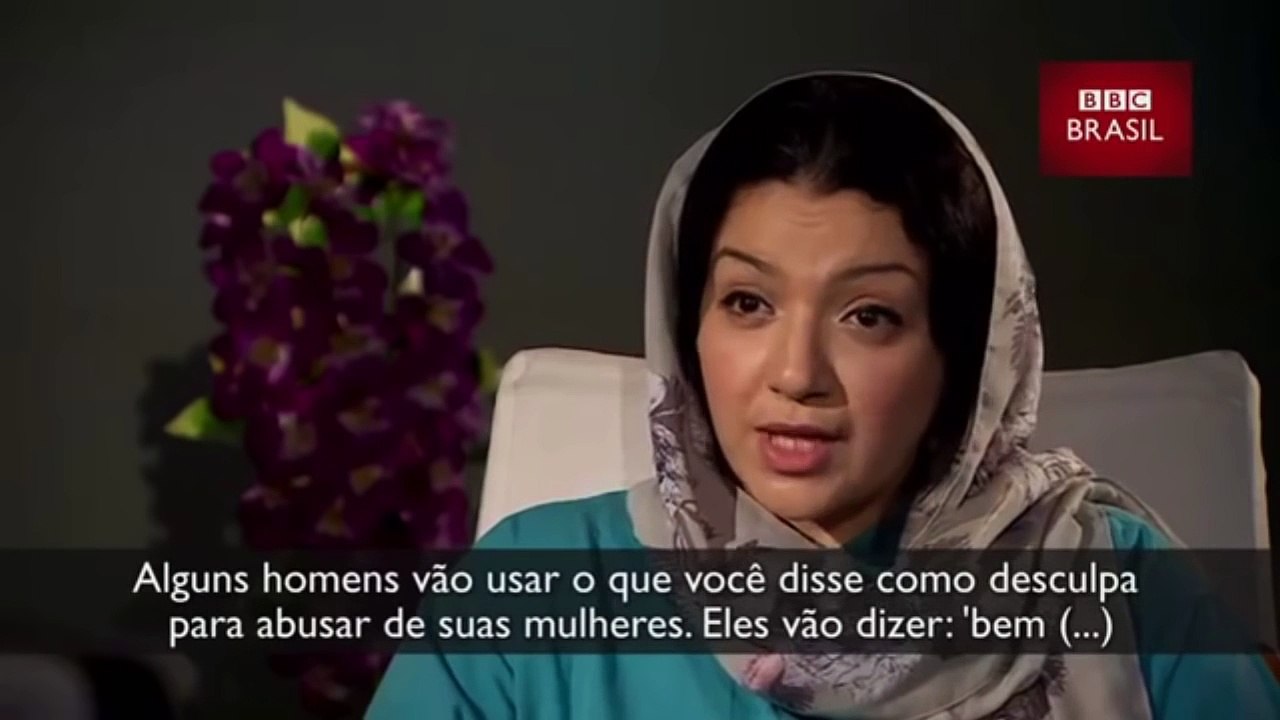 Se conversar não resolve, o que fazer_' 'Bata de leve na mulher. Sura 4.34