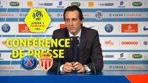 Conférence de presse Paris Saint-Germain - AS Monaco (7-1) : Unai EMERY (PARIS) - Leonardo JARDIM (ASM) / 2017-18