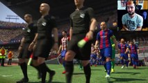 PES 2017 Demo PS4 Gameplay - FC Barcelona Vs Atlético de Madrid