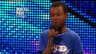 9 Year Old Malachi sings LISTEN on Americas Got Talent