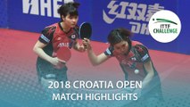 2018 Croatia Open Highlights I Matilda Ekholm-Georgina Pota vs Sato Hitomi-Honoka H. (Final)