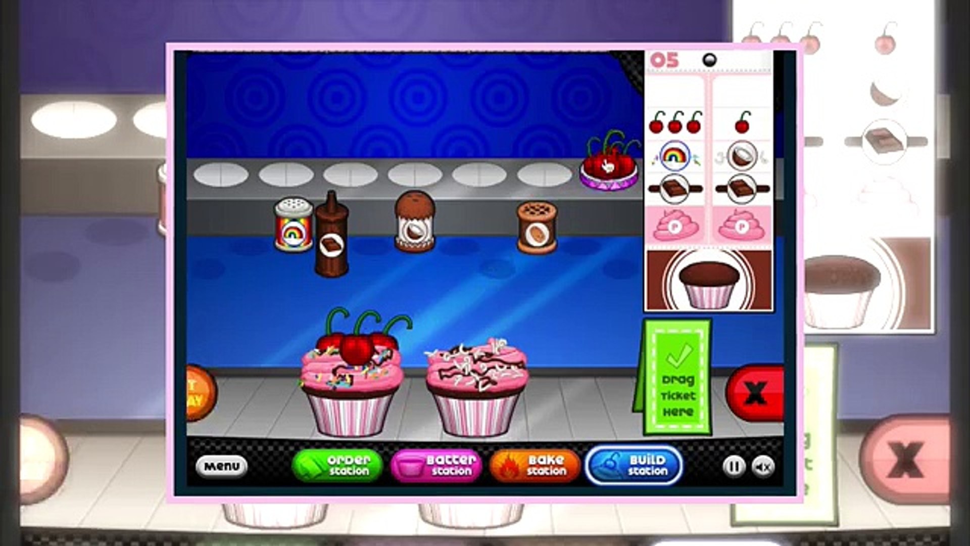 I burnt the Cupcakes! Papas Cupcakeria Baking Game / Gamer Chad Plays -  video Dailymotion