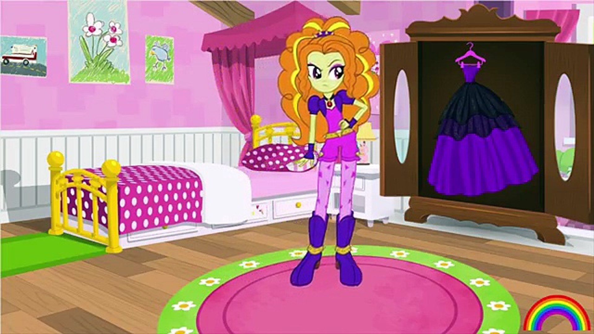 MY LITTLE PONY Equestria Girls Transforms Twilight Flash Adagio Love Story  Fun Animation