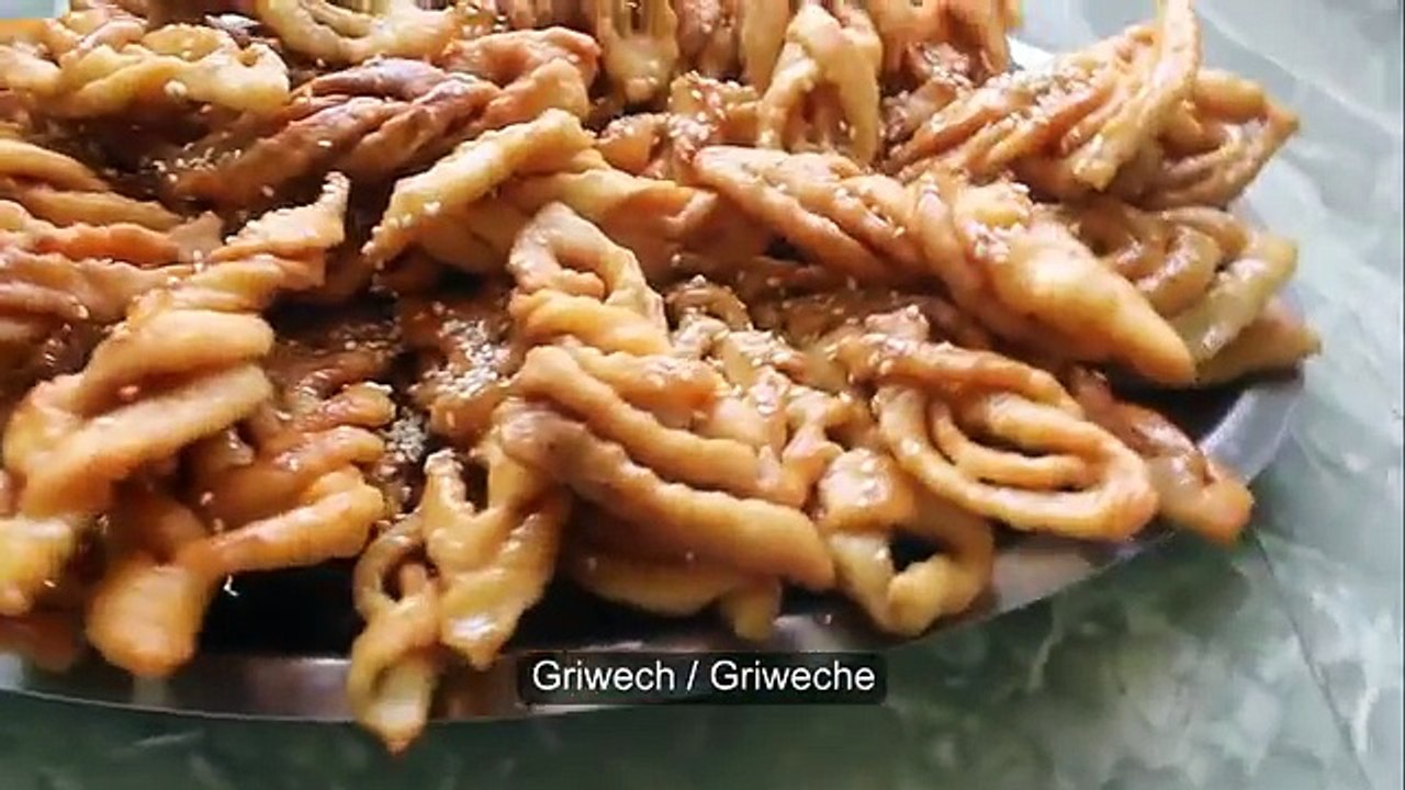 griwech / griweche, gateau algerien au miel par Soulef