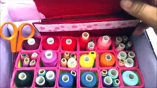 DIY Sewing BOX out of shoebox