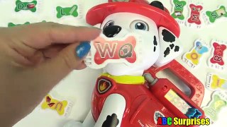 Best ABC Learning Video for Children With PAW PATROL Marshall Treat Time Alphabet Toys