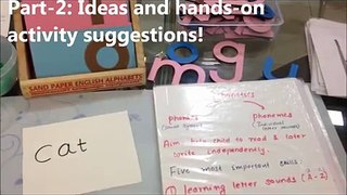 How to teach phonics to toddlers & preschoolers- Part-1