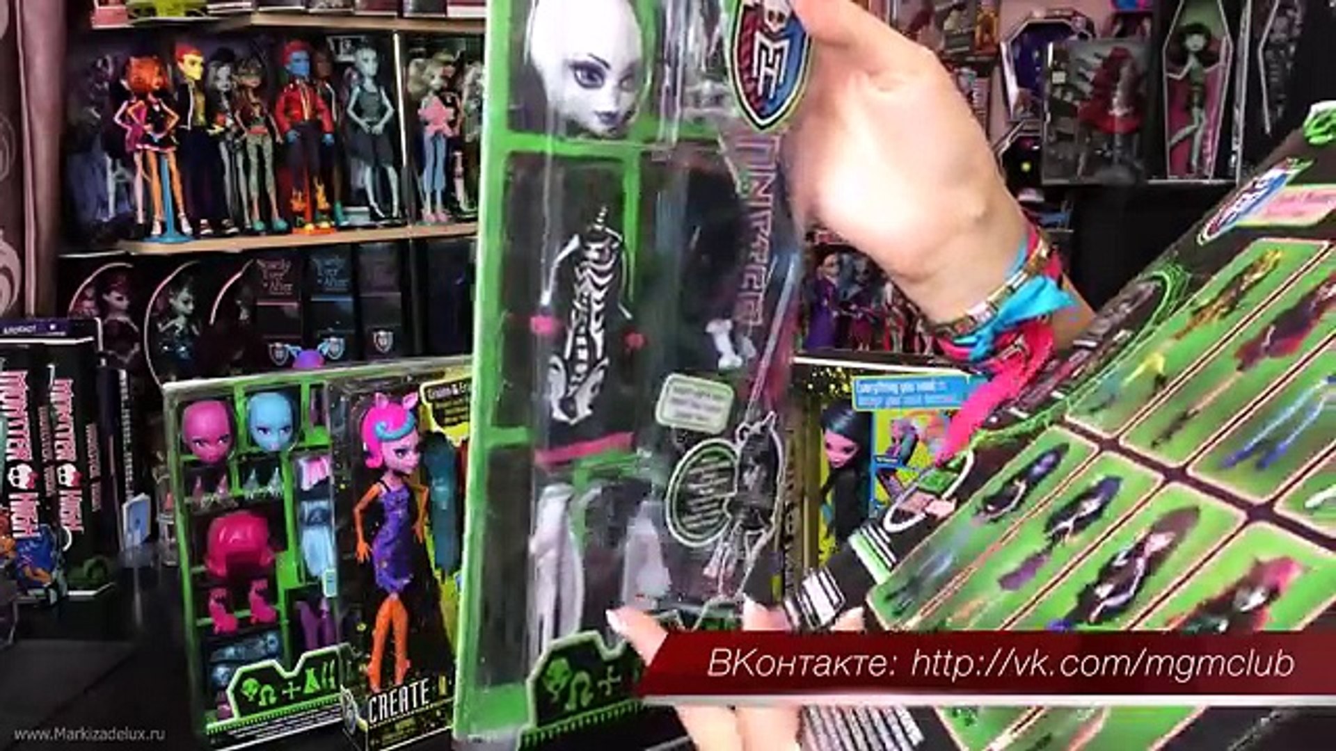 ⁣Обзор коллекции Create-a-Monster Monster High Школа Монстров на русском