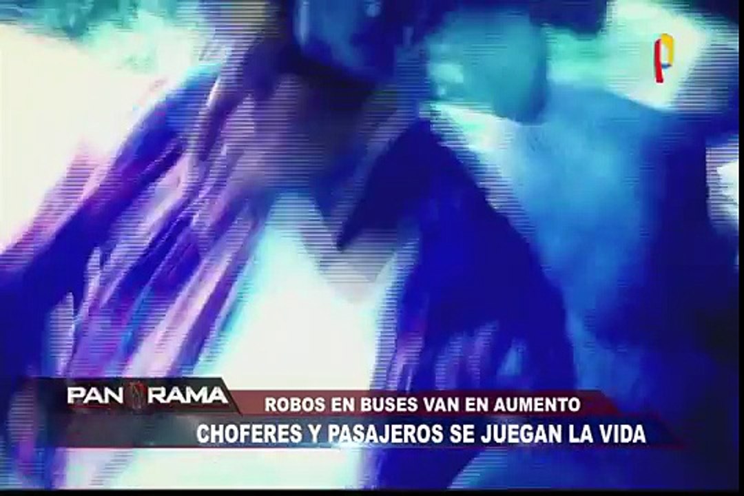 Asaltos en buses van en aumento: choferes y pasajeros se juegan la vida