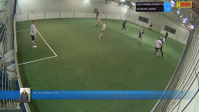 But de matthieu (1-2) - LES CASSES-NOISETTES Vs LE MILAN CASSE - 16/04/18 21:00 - LIGUE 3