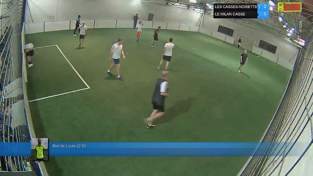 But de Louis (2-5) - LES CASSES-NOISETTES Vs LE MILAN CASSE - 16/04/18 21:00 - LIGUE 3