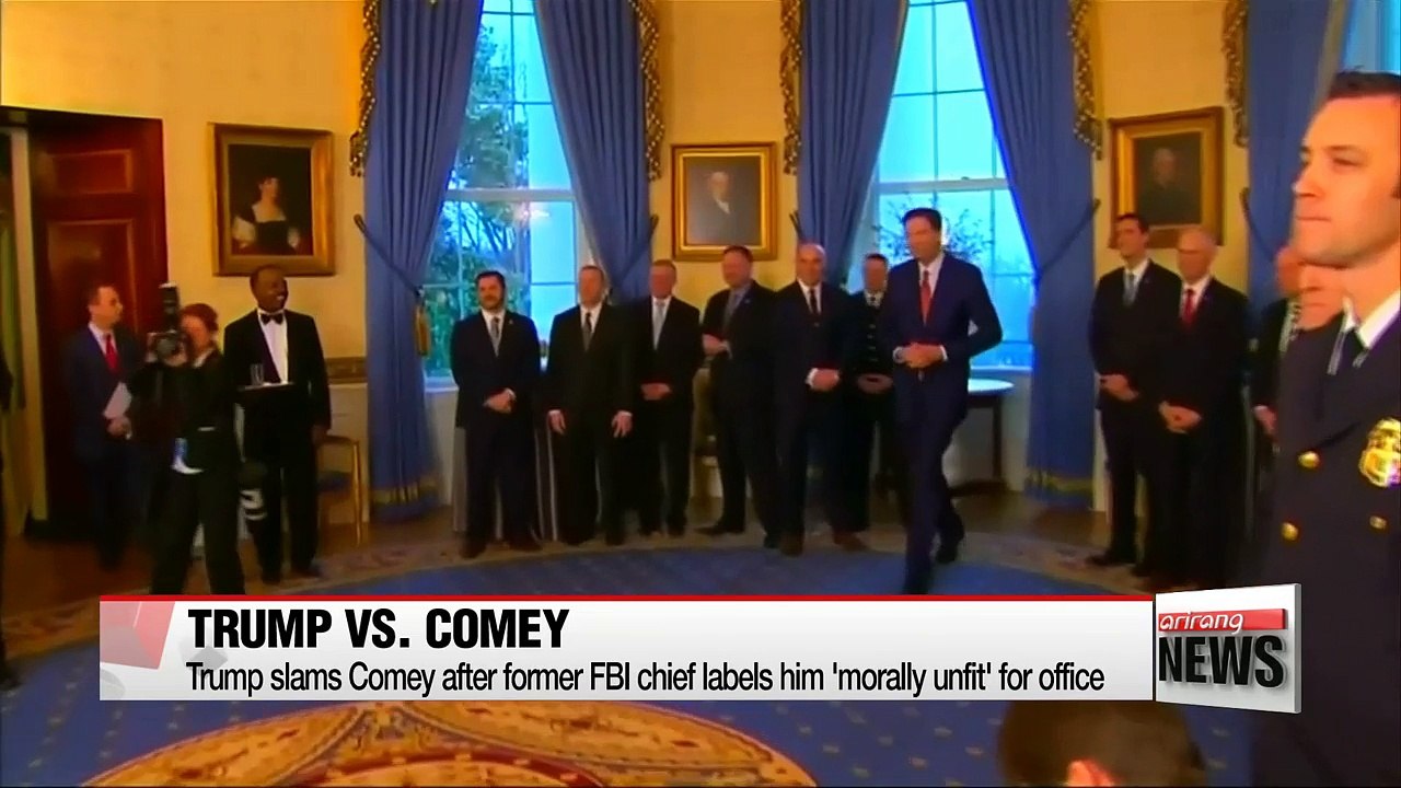 Trump slams Comey after former FBI chief labels him 'morally unfit' for office