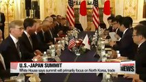 Trump, Abe to hold two-day summit starting Tuesday at Trump's Mar-a-Lago Resort