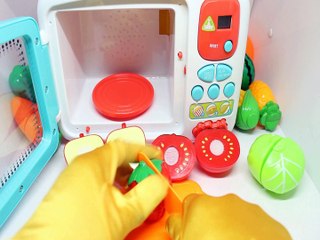 Learn Colors Foam Surprise Toys Nursery Rhymes Wooden toys Fruit Cutting Video for Kids