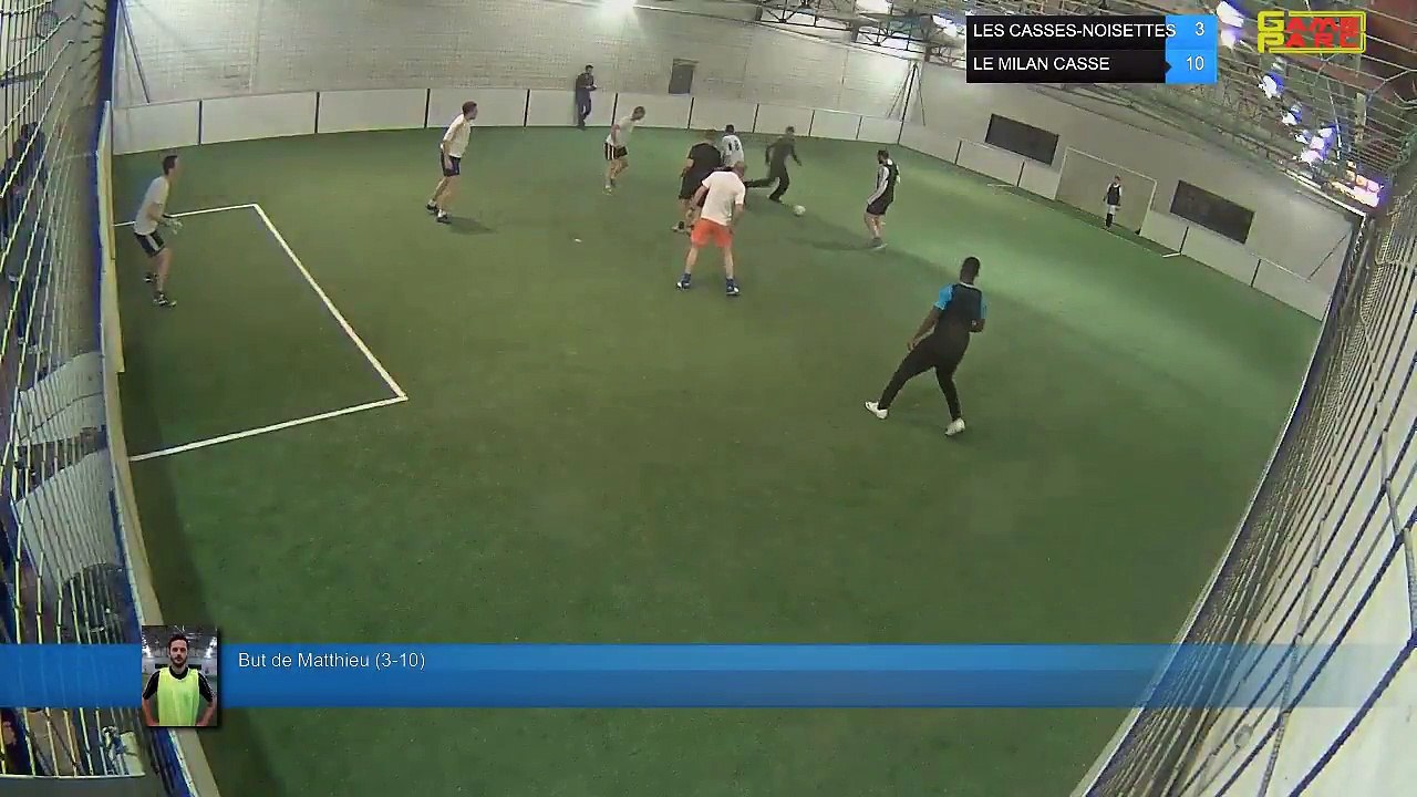 But de Matthieu  (3-10) - LES CASSES-NOISETTES Vs LE MILAN CASSE - 16/04/18 21:00 - LIGUE 3