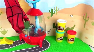 Cars 3 Disney Toys from the pixar , unboxing game by Spiderman & Venom in real life