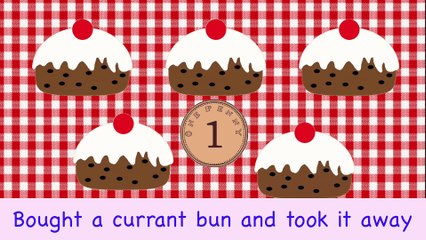 Five Currant Buns | NURSERY RHYME | RainbowRabbit | (Official Video)