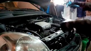 Changing Air Filter and Spark Plugs (Toyota Yaris)