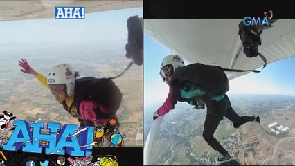AHA!: Youngest skydiving twins sa Pilipinas, kilalanin