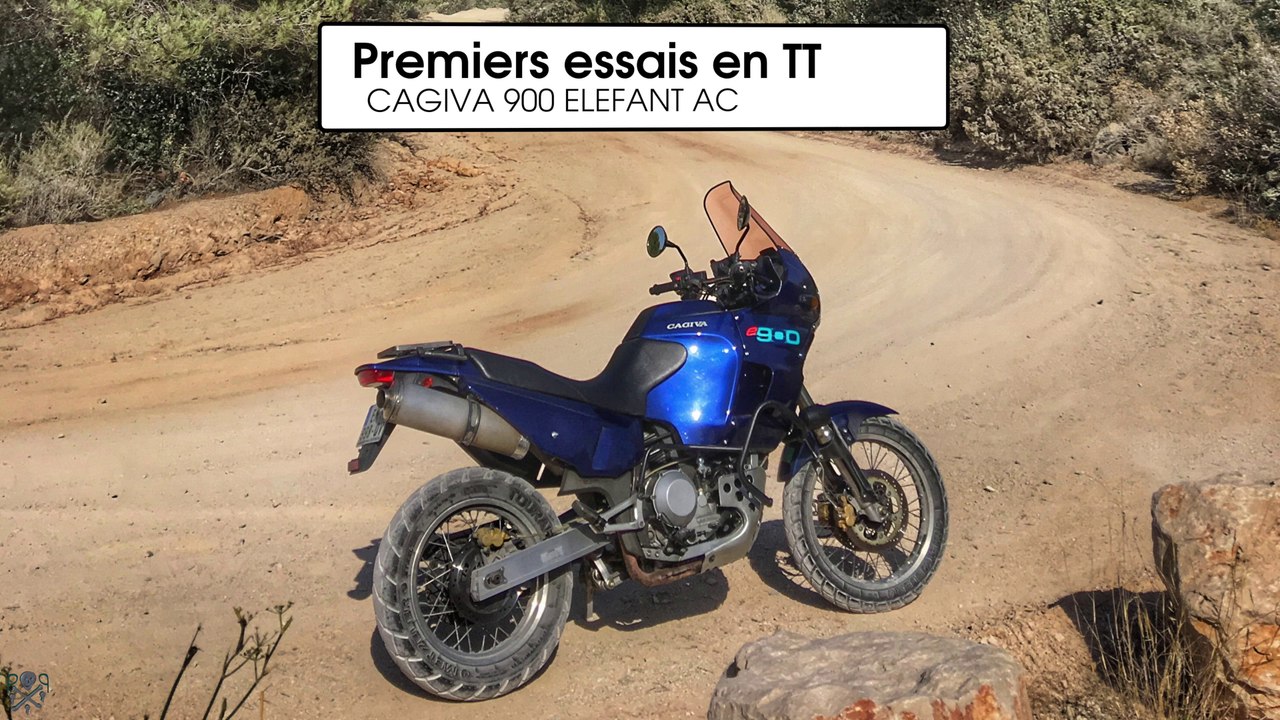 CAGIVA 900 ELEFANT / Part 3 : premiers essais Off Road!
